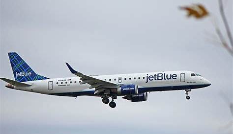Jetblue 883 N318jb Embraer E190 в международном аэропорту Буффало Ниагара