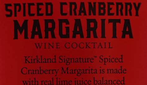 Spiced Cranberry Margarita Costco Kirkland Signature Wine Cocktail Обзор коктейля