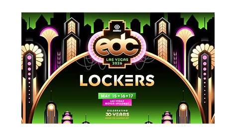Edc Vegas Lockers Mobile заряжает локеры Las 2020