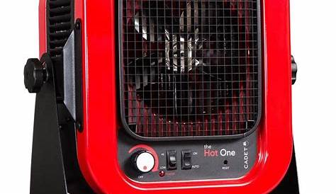 Электрические нагреватели в гавани грузовой Rcp402s Cadet Rcp402s Hot One Garage & Shop Heer Red 240v