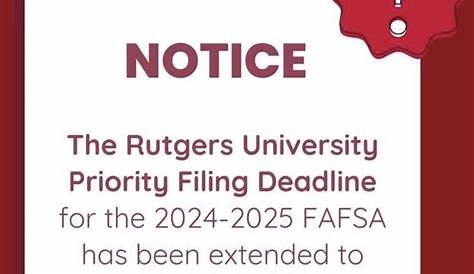 Fafsa Rutgers Deadline — Что такое и когда это нужно