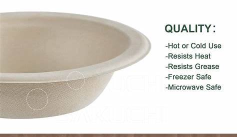 Sams Paper Bowls Sakuchi 100 Компостируемый 16 Oz 150 Упаковка изготовляемая из