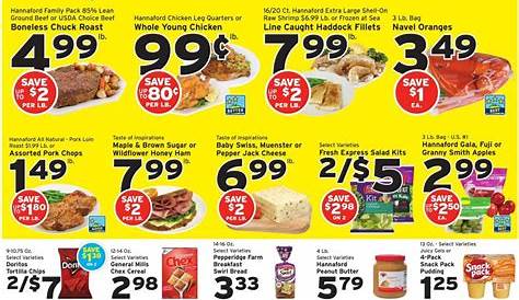 Hannaford Flyer Ny Weekly 29 ноября — 5 декабря