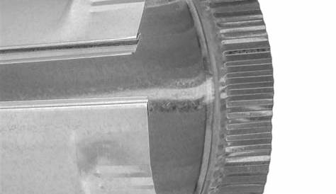 Lowes Ductwork Imperial 4in X 60in 30 Gauge Оцинкованная стальная круглая труба Duct Pipe Gvl0123