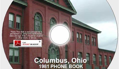 White Pages Directory Columbus Ohio Directories Телефонные книги и город на CD