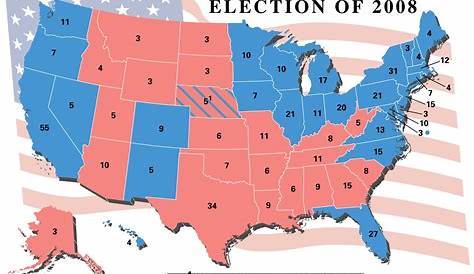 2008 Президентские выборы Wiki Filecurrent Us Electoral College Polling Map Png Pedia
