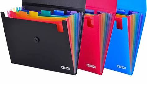 Расширяя папку файлов 7pocket 3pc Plastic Expandable