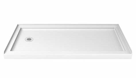 Lowes Shower Base Dreamline Aqua Ultra выкрашенный никель белого цвета 2 штука 60 в X