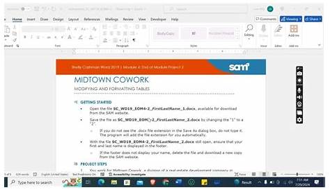 Word Module 4 Sam End of Module Project 1 Shelly Cashman 209 (недоступная ссылка — история).