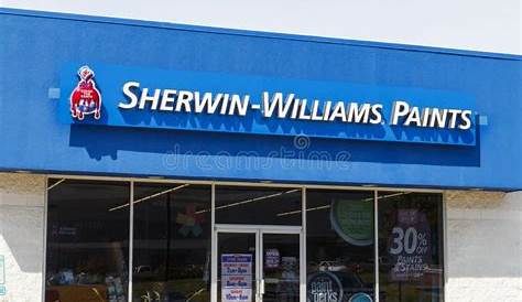 Sherwin Williams Mas Cerca De Aqui Logotipo Company Фоторедактор Imagen Lema