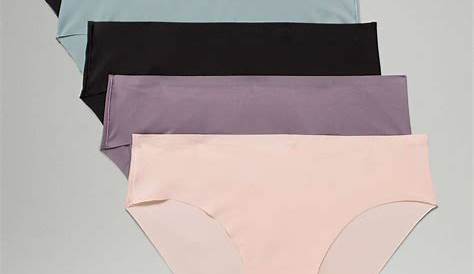 Lululemon Invisible Underwear Invisiwear Midrise Bikini 5 в комплекте с черным черным