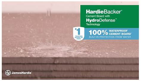 Hardibacker Waterproof Как установить Hardie Backer с помощью технологии Hydrodefense