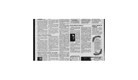 The Sunbury Daily Item Obituaries Энтони Кули
