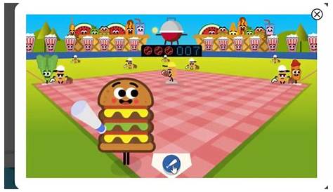 4 июля Бейсбол Google Doodle Game Youtube