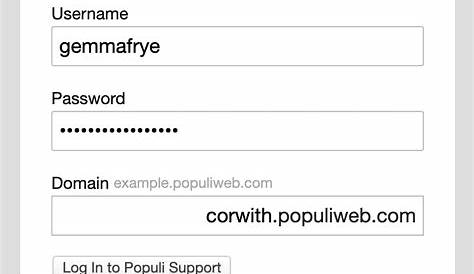 Populi Login Aiam включаю