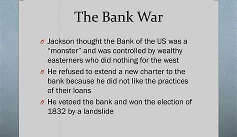 Bank War Apush Определение Ppt Глава 8 Рыночная революция Powerpoint Презентация бесплатно