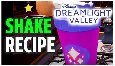 Dreamlight Valley Workout Shakes Shake Recipe Disney ← В ресторане Чез Реми