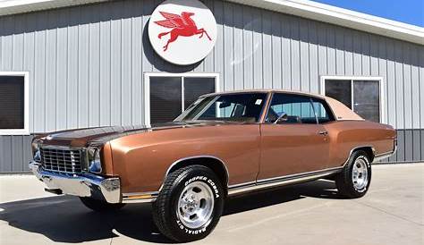 1972 Монте-Карло в Техасе Chevrolet Classic Car Liquidators Шерман Ткс