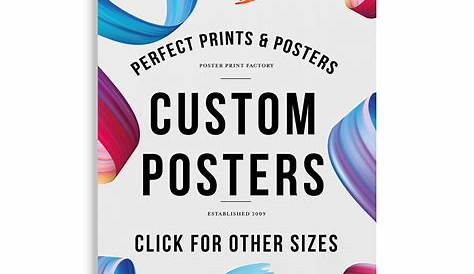 Стейплы 36×48 Постерная печать Custom®