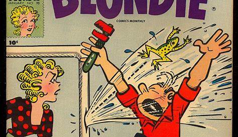 Blondie Comics Kingdom Monthly 98 High Grade Dagwood Harvey File Copy 1957 Vf+