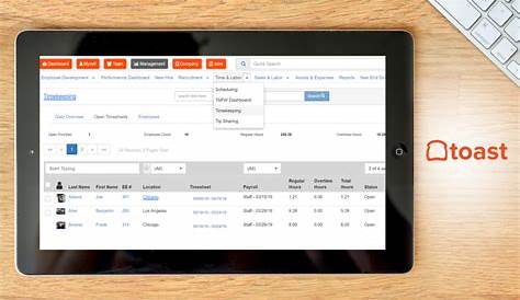 Toast Payroll Log в Эверрите