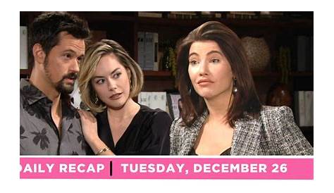 Смелые и красивые видео с рекаптаймлайном The Recap Steffy Dems To Know If Hope Loves