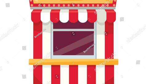 Билет Geek Booth в карикатурной форме Векторная иллюстрация
