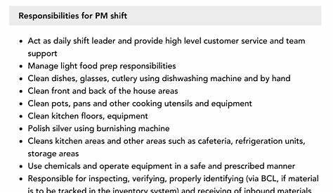 Pm Shift Jobs Near Me Описание работы