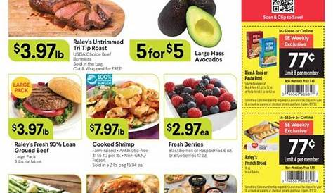 Pollys Weekly Ad Raley’s Ca Nv Flyer Specials 31 августа — 6 сентября 2022