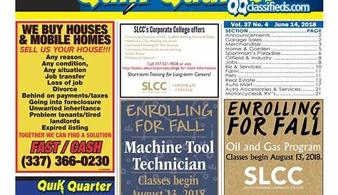 Quik Quarter Estate продает Lafayette La Acadiana 072615 по заказу Usa Today Network Issuu