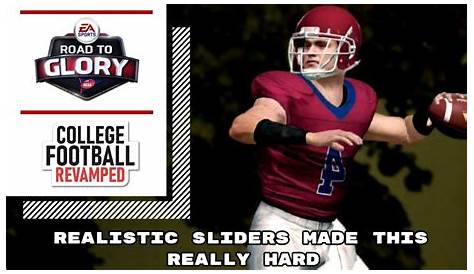 Ncaa 14 Sliders Heisman Realistic Up the Challenge Football Road To Glory (недоступная ссылка — история).
