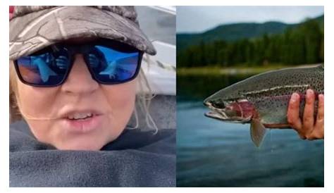 Видео Trout Lady Craziest Viral Video 2023