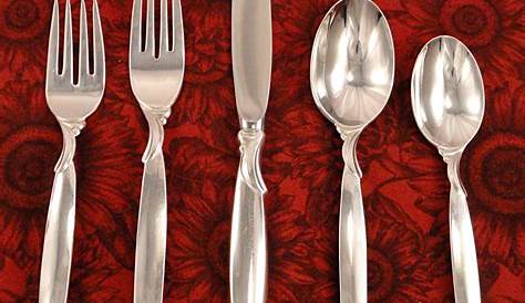 Индекс Htmlvalue Rogers Silverware 1847 Flair Set Vintage 1956 Silver Plate Flatware