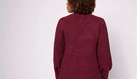 Ким Грейвель Джингл Беллс — Sparkling Sequin Mock Neck Sweater