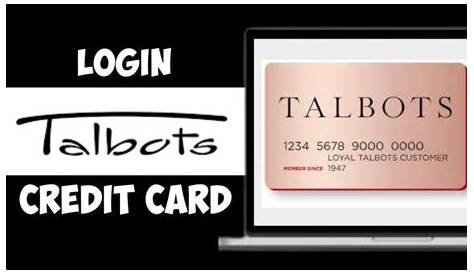 Платить Talbots Билл кредитная карта Логин Ment & клиентское обслуживание