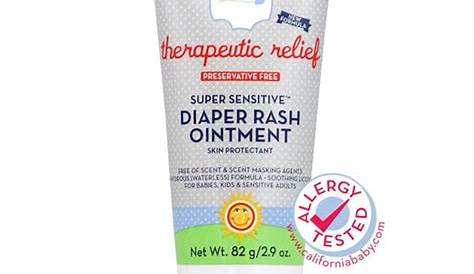 Калифорнийский ребенок суперчувствительныйTM Diaper Rash Cream 2 9oz