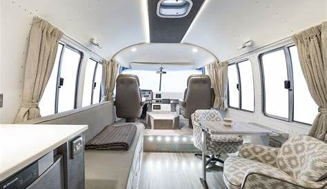 Внутренние части Airstream внутри An