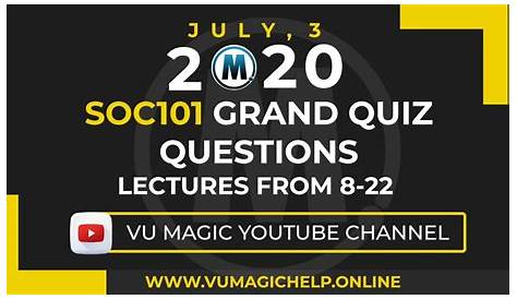 Soc 101 Quizlet Grand Quiz Вопрос Vu Magic Помогите