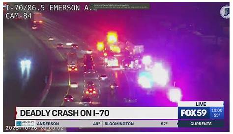 Несчастный случай I 70 Indiana Today Man Dead Followng Crash on N Ndanapols Wttv Cbs4ndy