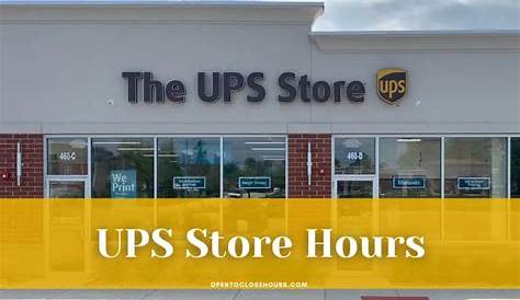 Upshourstimeline Friends2 Ups Store Hours 2023 В какое время закрывается магазин?