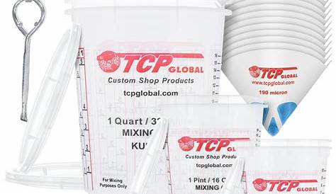 Tcp Paint Global Premium Mixing Essentials Kit поставляется с 12-ю смешанными версиями