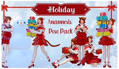 Anamnesis Poses Holiday Pose Pack — Glamour Dresser Final Fantasy Xiv