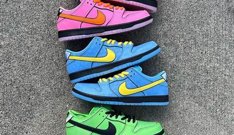 Green Power Puff Dunks The Ultimate Sneaker Sensation Girls X Nike Sb Dunk Low Buttercup Fz8319300