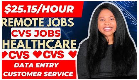 Cvs Wfh Jobtypography Data Entry Work from Home Jobs 2023 Удаленная работа W Healthcare