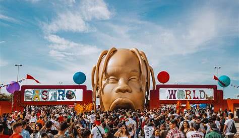 Фестиваль Astroworld Marvel of Houston Texas Трэвис Скотт завершил свой дикий год в Нью-Йорке