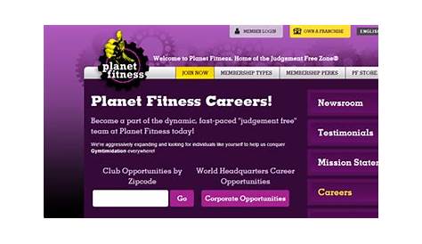 Jobs Planet Fitness Application Online & Career Info (недоступная ссылка)
