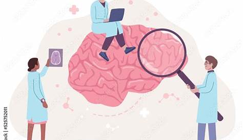 Неформальное исследование мозга: врачи изучают сканирование Mri
