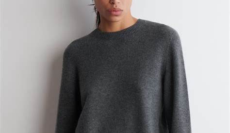 Cos Oversize Sweater Woolboucle Jumper Dark Grey Меланж Xs Грей в 2020 году