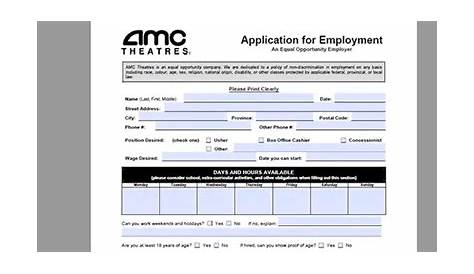 Amc Job Applicationfav Page Создать приложение для кинотеатров онлайн и карьера