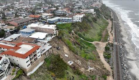 Крейгслист San Clemente Драматический дрон Фотографии оползня Los Angeles Times
